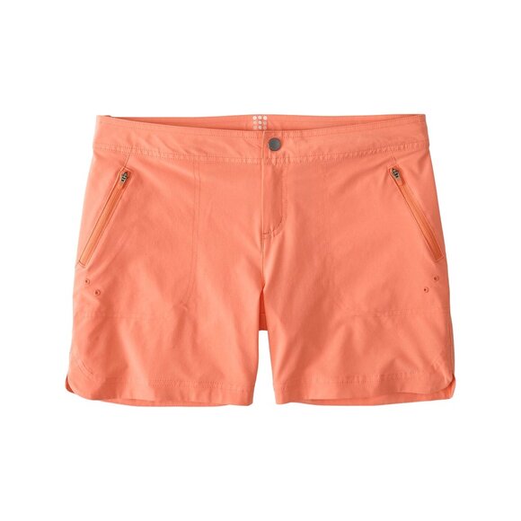 Title Nine Rogue River 5" Shorts W's 6 Coral UPF 50 Quick Dry $65 HTF Color - Picture 12 of 14